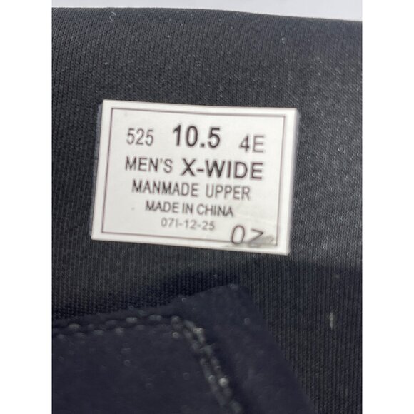 Orthofeet Mens X-Wide Orthopedic Shoes 10.5 4E Adjustable Strap Black Sole Comfo - Picture 5 of 10